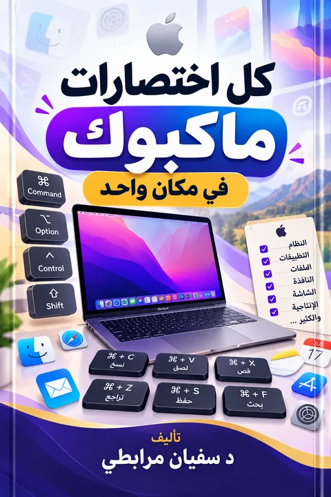 غلاف كتاب كل اختصارات ماكبوك في مكان واحد